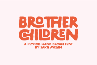 Brother Children Font: Playful Designs for Young Creatives