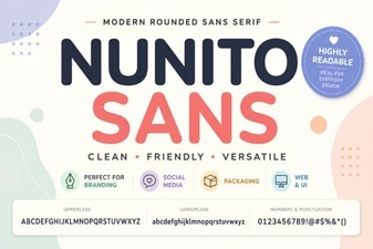 Nunito Sans Font: Clean Modern Typography for Every Project
