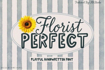 Florist Perfect Font - Elegant Script Font for Floral Designs