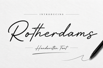 Rotherdams Font: Bold Design for Creative Projects